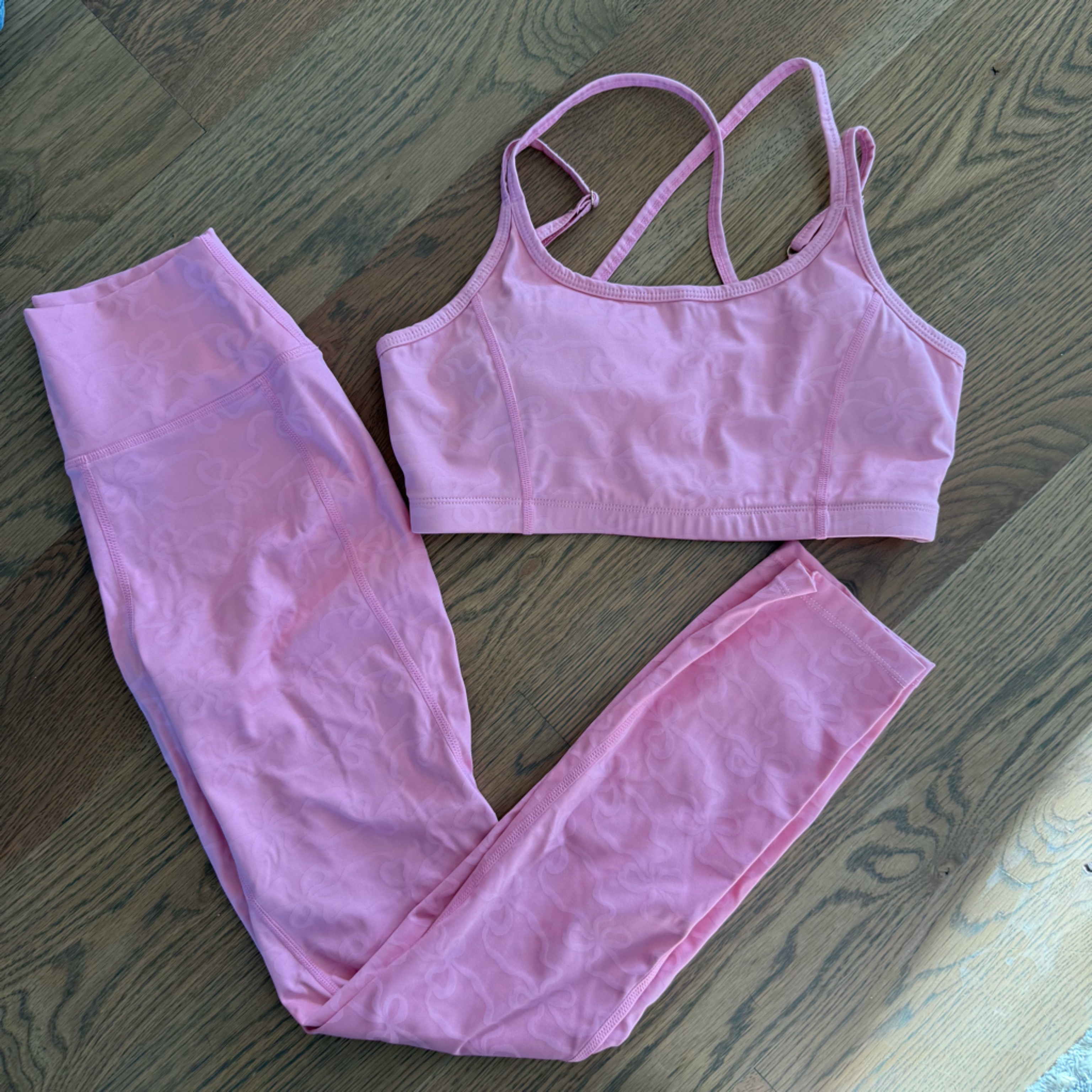 Loveshack Fancy Highland Leggings And Aiden Sports Bra